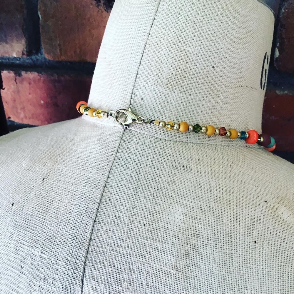 Hand Designed Pineapple Under The Sun Necklace - image 7